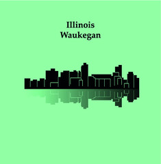 Fototapeta premium Waukegan, Illinois