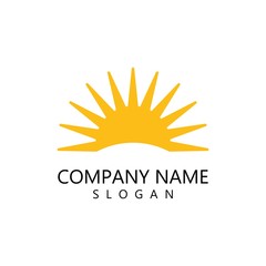 sun illustration logo