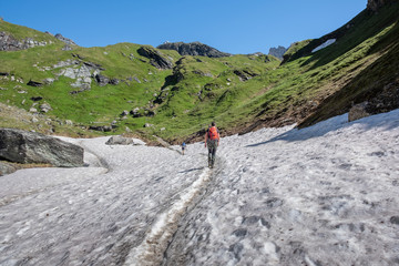 Obraz premium On the way to the Stüdlhütte
