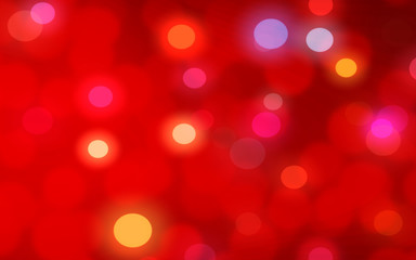 Luxury red  bokeh  blur abstract background with lights for background and wallpaper Christmas,vintage.