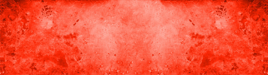 Abstract fire red  stone concrete paper texture background panorama banner long, with space for text
