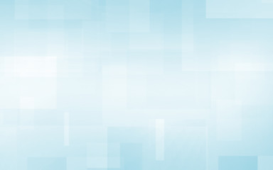 Abstract blue white and gray polygon square pattern gradient background. with space for concept design Technology and modern. 3d render illustration.