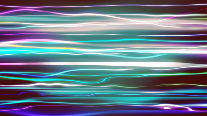 Abstract blue purple and green lines speed motion light background. hi tech concept for business technology.