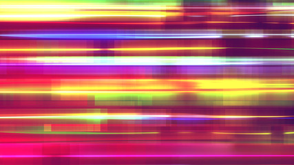 Abstract digital multicolor lines speed motion light background. hi tech concept for business technology.	