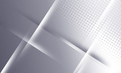 Abstract geometric white and gray color background
