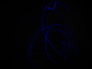 abstract blue light in the dark