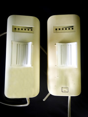antenna wi-fi on a black background