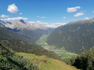Naklejka premium mountain landscape in the alps