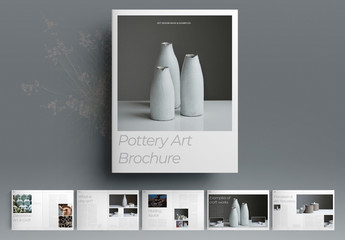 Art Catalog Brochure Layout