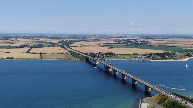 Br&uuml;cke &uuml;ber den Fehmarnsund an der Ostsee