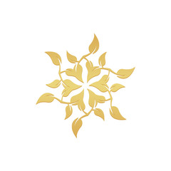 Gold leaf logo