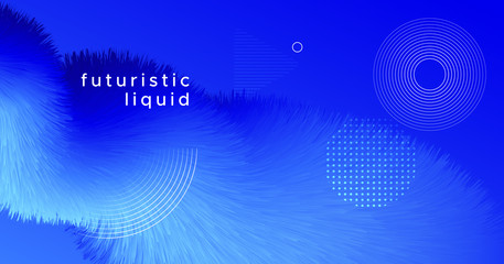 Abstract Background. Blue Fluid Wallpaper. 