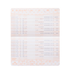 bank account Thailand passbook isolated on white background