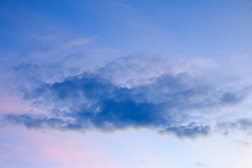 Obraz premium beautiful colorful sky and cloud in twilight time background