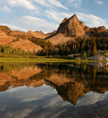 reflection in lake Blanche, Utah