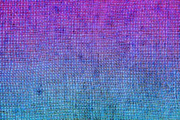Abstract background from natural material. Grunge sackcloth. Gradient color