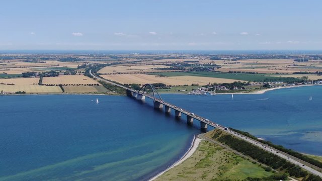 Br&uuml;cke &uuml;ber den Fehmarnsund an der Ostsee