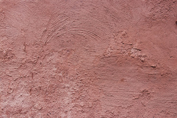 Art background. Ruddy red-brown color with textured wall. Background for design. Copy space.