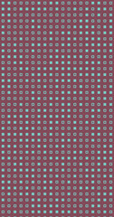 Abstract Color Halftone Dots generative art background illustration