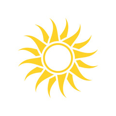 Sun icon illustration
