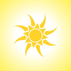 Sun icon illustration