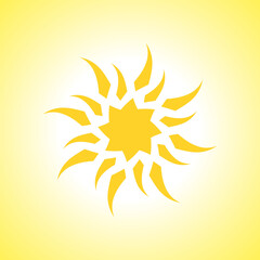 Sun icon illustration