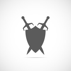 Shield and sword symbol