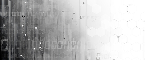Fototapeta premium Technology data background, idea of global business solution