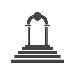 Arch silhouette illustration