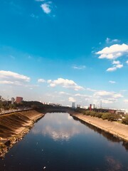 river in the city, São Paulo, Brazil, rio Tietê