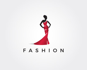 minimal fashion logo template - vector illustration - obrazy, fototapety, plakaty