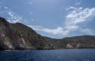 Obraz premium Galite island , northern Tunisia, August 2020