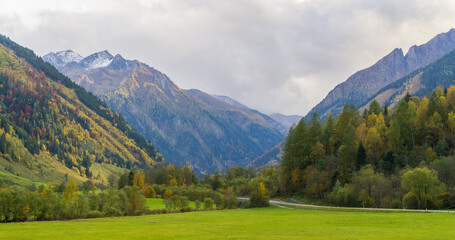 The Austrian Alps in early fall