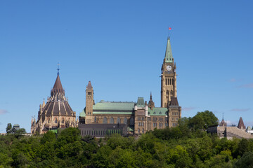 Canada's Parliament buildings on a sunny day