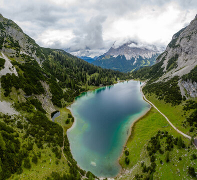 Seebensee von oben