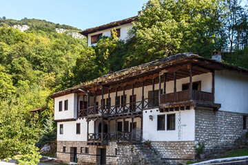 Fototapeta na wymiar Medieval Cherepish Monastery of The Assumption, Bulgaria