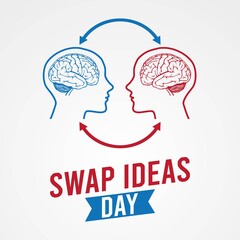 Swap Idea Day Vector Illustration