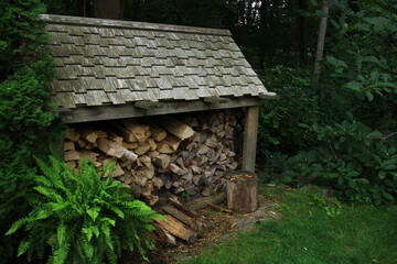 Naklejka premium wood crib
