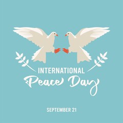 International Peace Day Vector Illustration