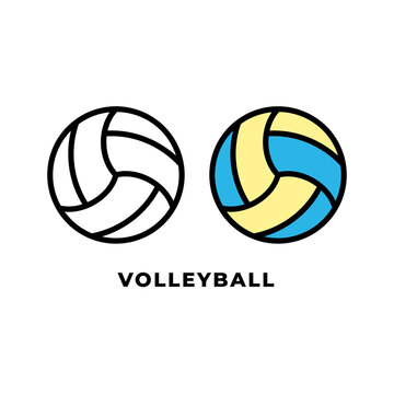 Sport concept represented by Volleyball icon. Isolated and flat illustration