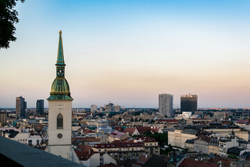 Obraz premium panorama of Bratislava