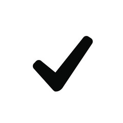 Check mark vector icons. Checklist icon symbol. 