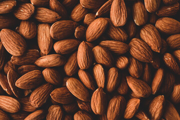 A lot of organic Almonds