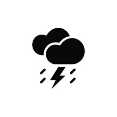 Rain Icon. Raining Symbol. Cloud with rain icon vector