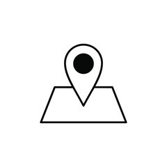 Location icon vector. Pin sign. Navigation vector collection