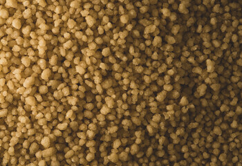 Cous cous macro close up, Top view