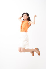 ジャンプ・女性