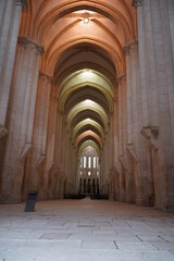 Obraz premium Abbey in Alcobaca, Monastery in Portugal.. UNESCO World Heritage Site.