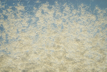 窓ガラス　雪　素材