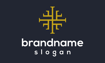 Obraz premium Luxury logo design vector EPS 10